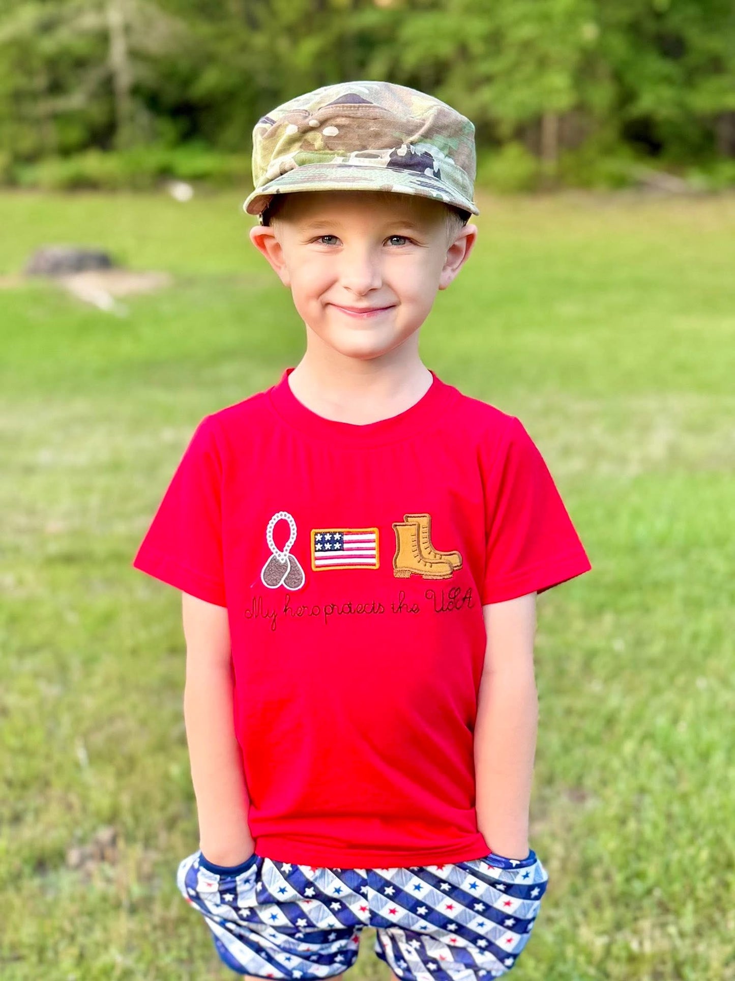 RTS Hero Protects Boy Shirt