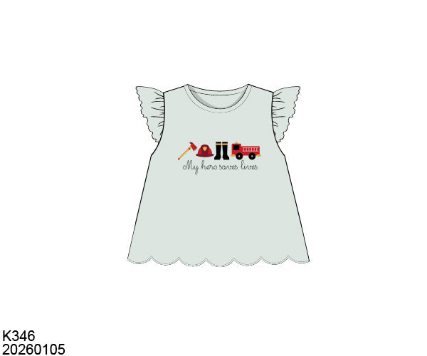 RTS Hero Firemen Girl Shirt