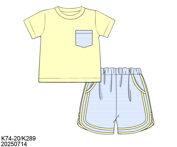 RTS Spring Blues Boy Short Set