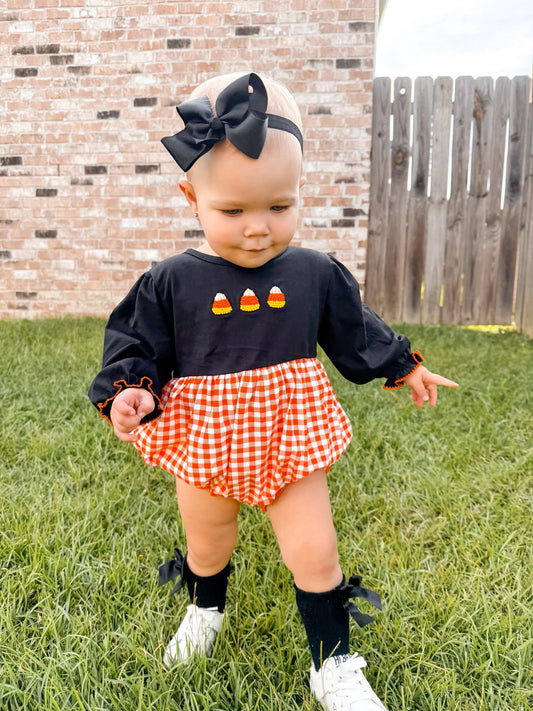RTS French Knot Candy Corn Girl Bubble