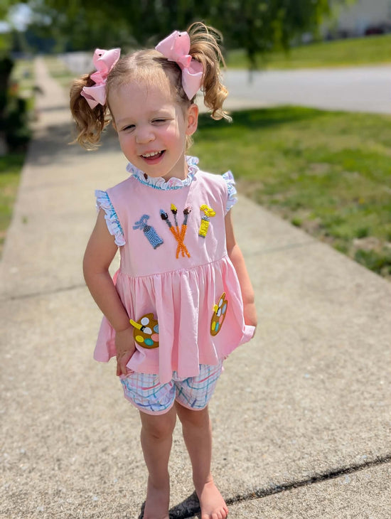 RTS Little Artist Girl Short Set