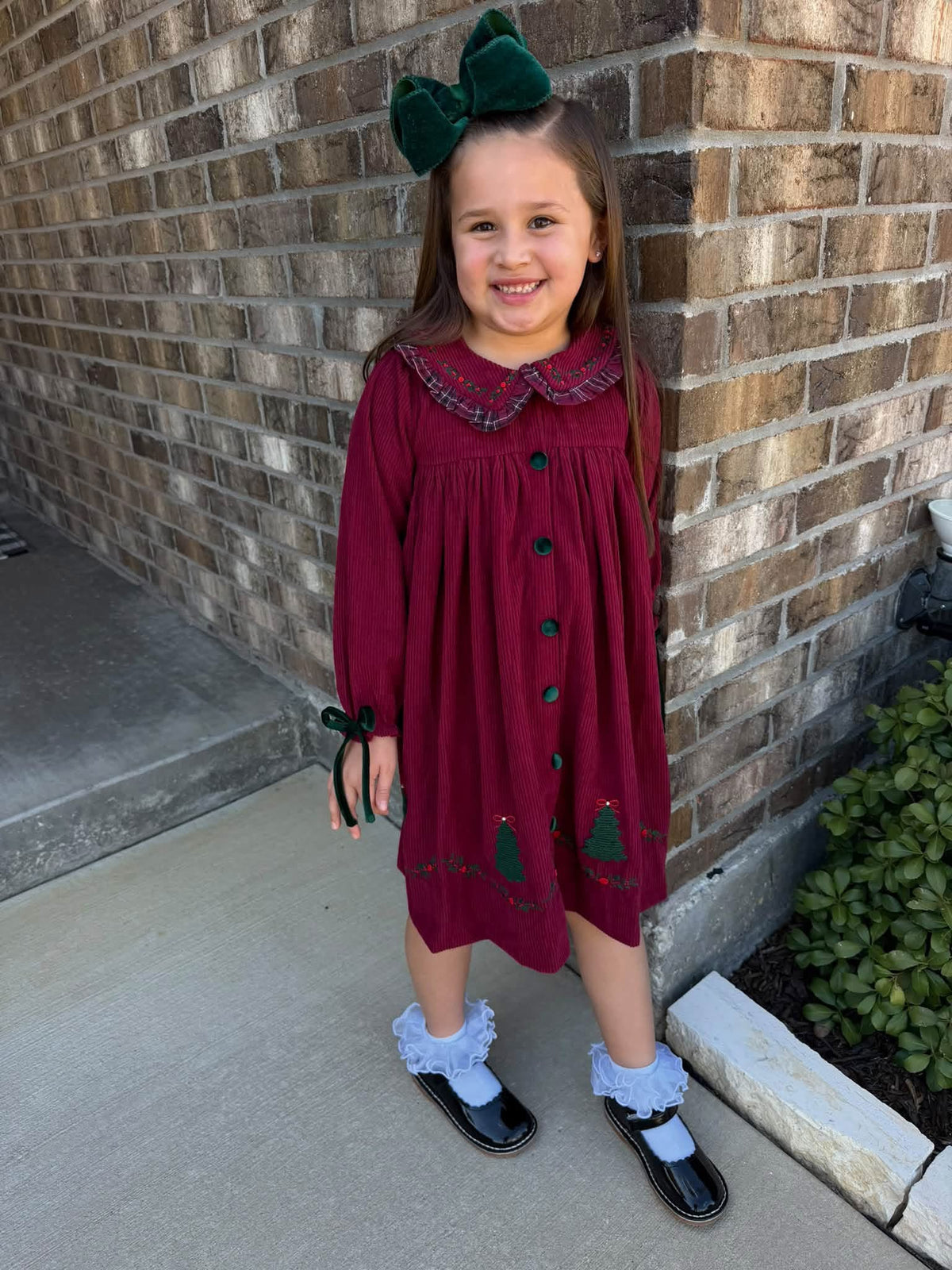 RTS Pearls & Pines Girl Dress