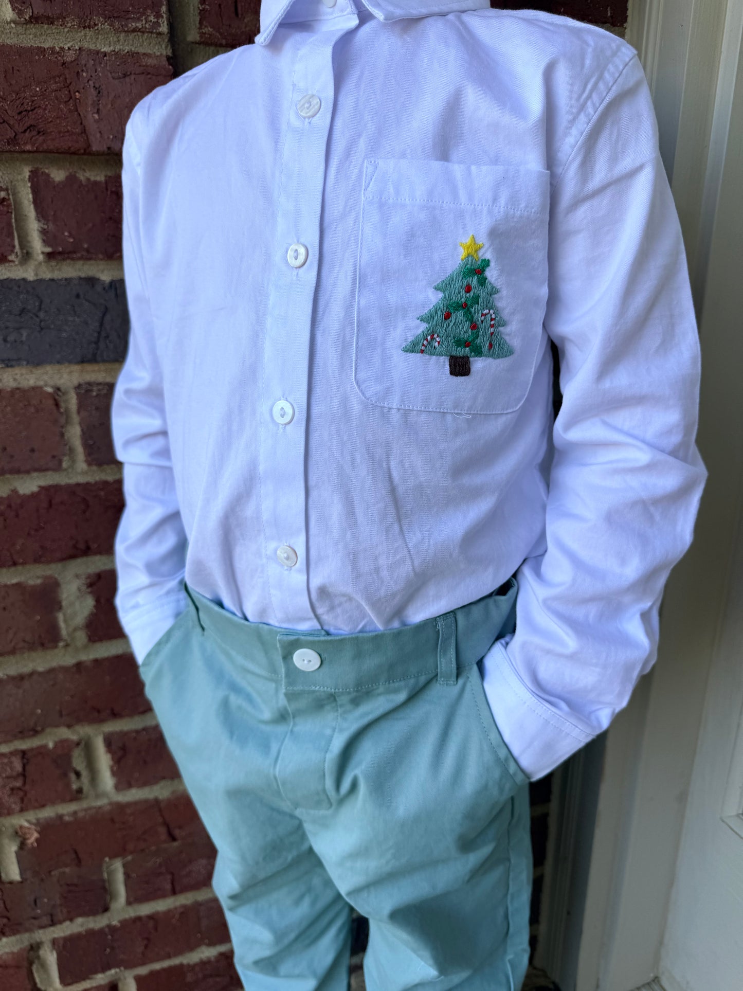 RTS Holiday Heirloom Boy Pants Set