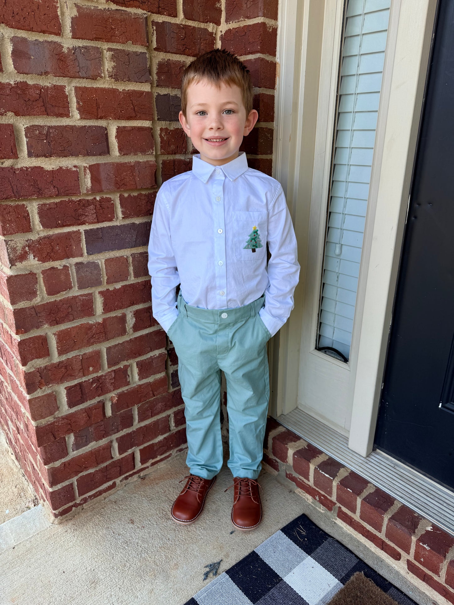 RTS Holiday Heirloom Boy Pants Set