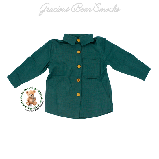 RTS Once Upon an Autumn Boy Button Down (no mono)