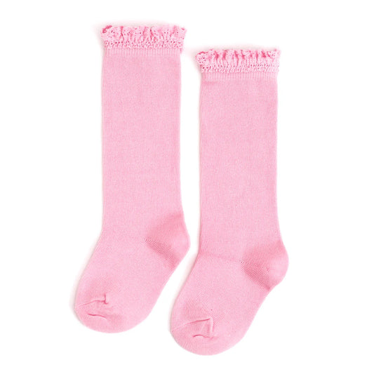 Blossom Lace Top Knee High Socks from Little Stocking Co