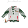 RTS Christmas Cottage Boy Button Down & Vest