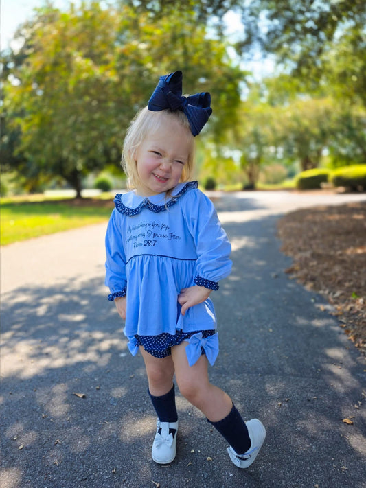 RTS Praise Him Girl Diaper Set