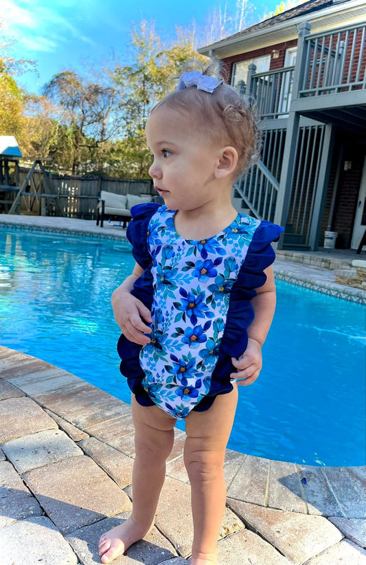 RTS Floral Girl 1 Piece Swim