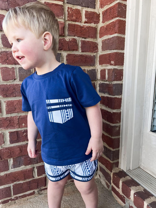 RTS Everyday Navy Collection Boy Short Set