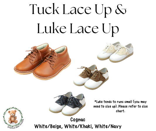 Tuck Lace Shoe & Luke Lace Up