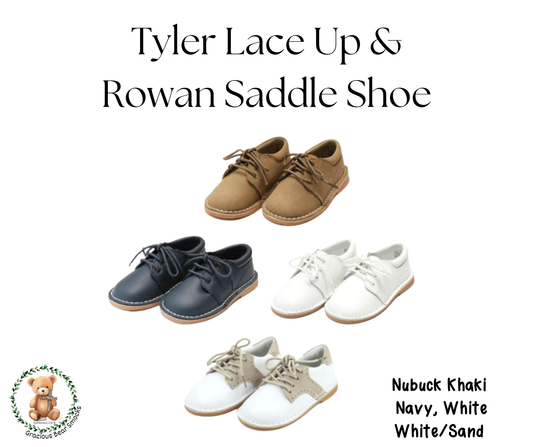 Tyler Lace Up & Rowan Saddle Shoe