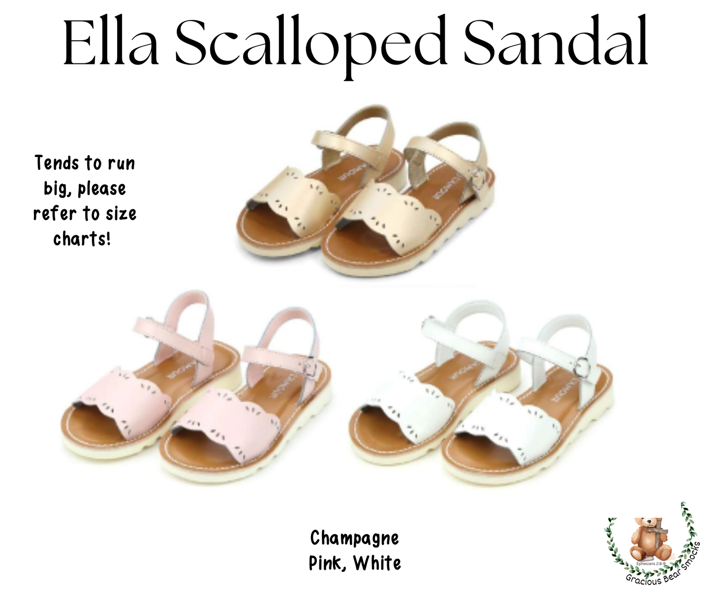 Ella Scalloped Sandal
