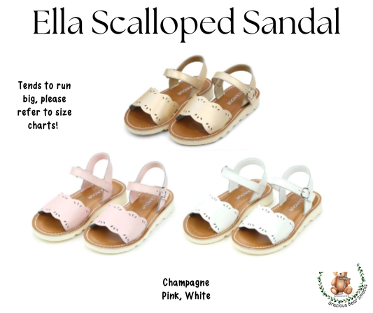Ella Scalloped Sandal