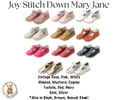 Joy Stitch Down Mary Jane