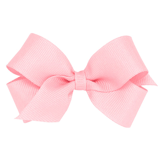 Mini Classic Grosgrain Hair Bow - LT PINK